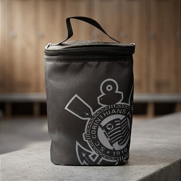 Lancheira Térmica Futebol - Corinthians Oficial - 17x22x13cm - 1 unidade - Rizzo