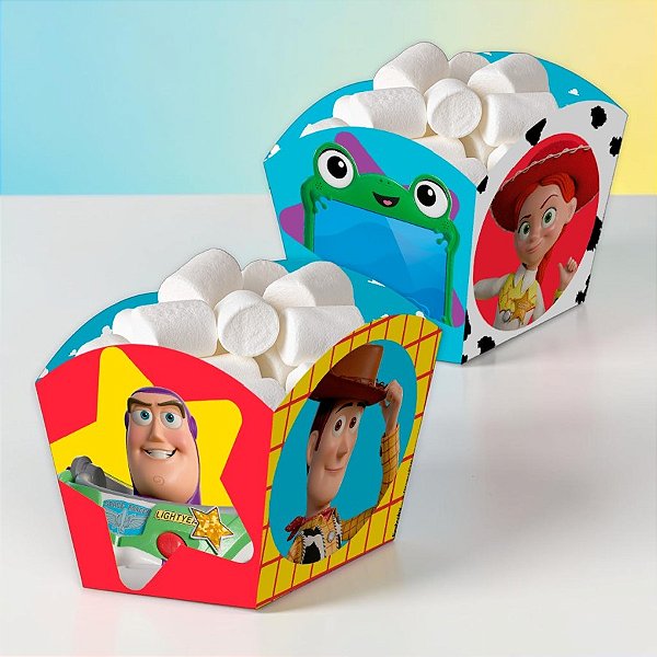 Cachepot de Papel - Toy Story 5 - Disney Original - 8 unidades - FestColor - Rizzo
