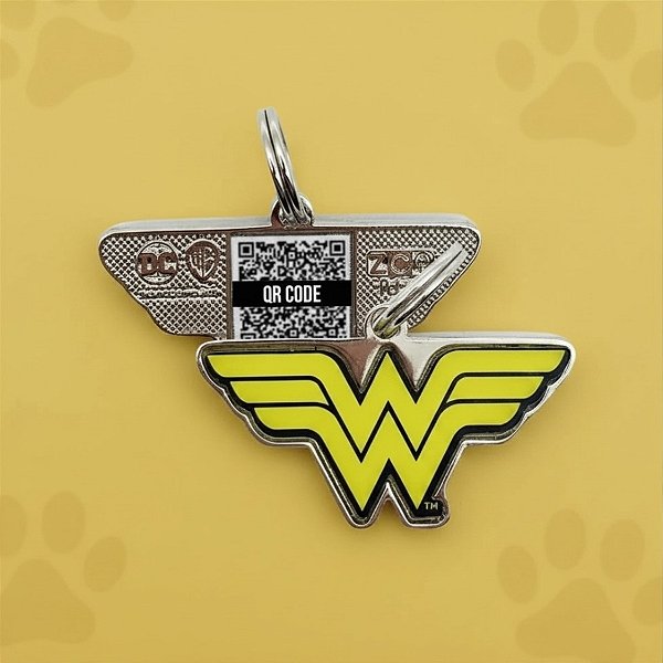 PetCode - Mulher Maravilha - 3,5cm - 1 unidade - Zonacriativa - Rizzo