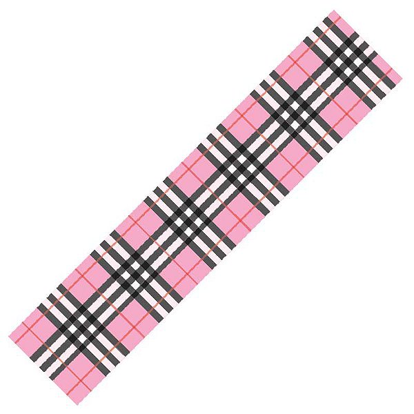 Fita de Cetim Xadrez Rosa EGP009TR 148  - 38mm - 10 metros - Progresso - Rizzo Confeitaria