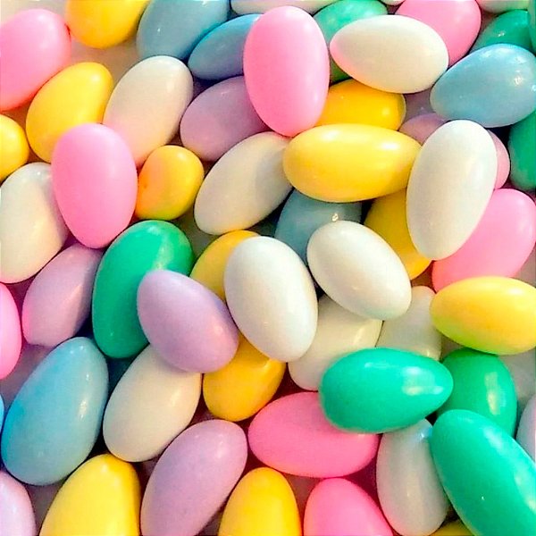 Amêndoas Confeitada Colorida 100gr - Rizzo Confeitaria