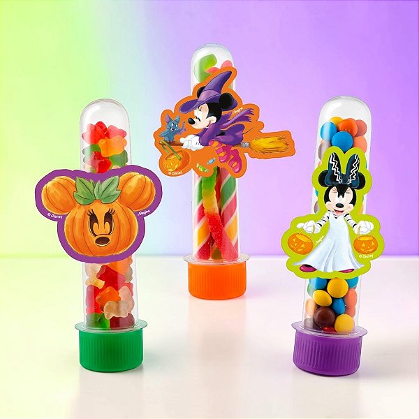 Mini Personagens Decorativos - Minnie Halloween - Disney Original - 12 unidades - Regina - Rizzo