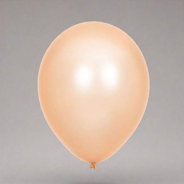Balão de Festa Redondo Profissional Látex Liso Perolado 24" 60cm - Laranja - 3 unidades - Art-Latex - Rizzo
