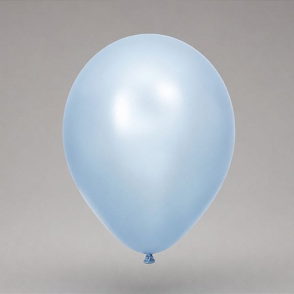 Balão de Festa Redondo Profissional Látex Liso Perolado 24" 60cm - Azul - 3 unidades - Art-Latex - Rizzo