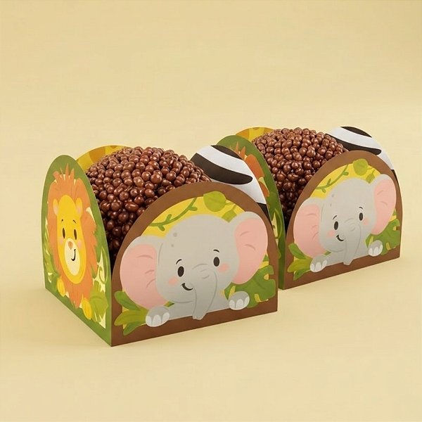 Porta Forminha - Safari Baby - 3,5x2,5cm - 50 unidades - Regina - Rizzo