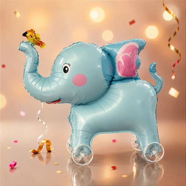 Balão Pet com Rodinha - Elefante Tifanny - 1 unidade - Rizzo