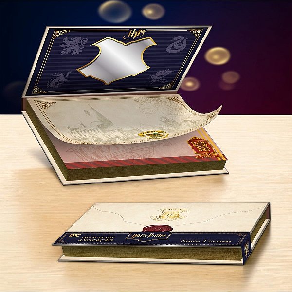 Bloco de Anotações com Espelho - Harry Potter - 135x100mm - 1 unidade - DAC Art - Rizzo