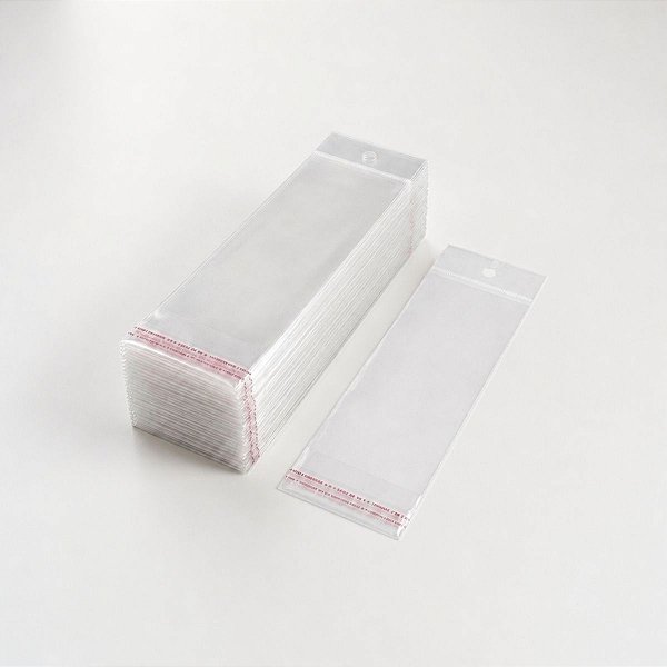 Saco Adesivado com Furo - 4x7cm - 100 unidades - Rizzo