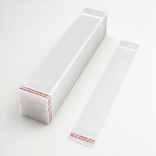Saco Adesivado com Furo - 5x40cm - 100 unidades - Rizzo