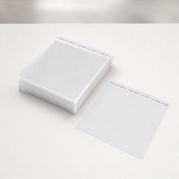 Saco Adesivado sem Furo - 20x20cm - 100 unidades - Rizzo