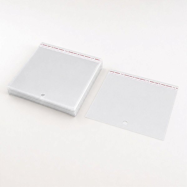 Saco Adesivado com Furo - 30x18cm - 100 unidades - Rizzo