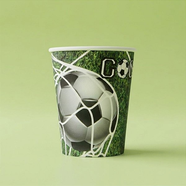 Copo de Papel - Futebol Gool - 270mL - 10 unidades - Rizzo