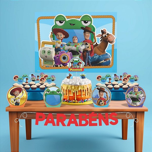 Kit Festa Fácil - Toy Story 5 - 33 Itens - 1 unidade - Disney Original - Rizzo