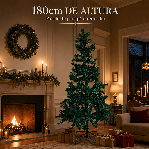 Árvore de Natal Alfazema - 640 Galhos - 180cm - Ref.RZO02583 - 1 unidade - Rizzo