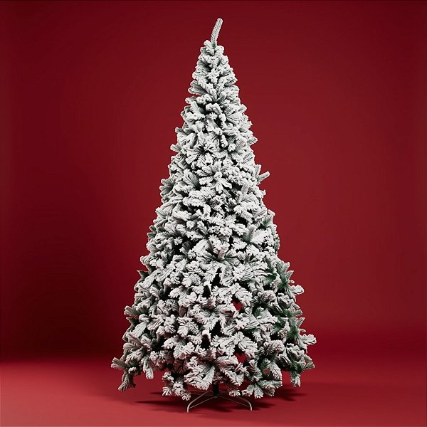 Árvore de Natal Ipanema Nevada - 1100 Galhos - 210cm - 1 unidade - Cromus - Rizzo