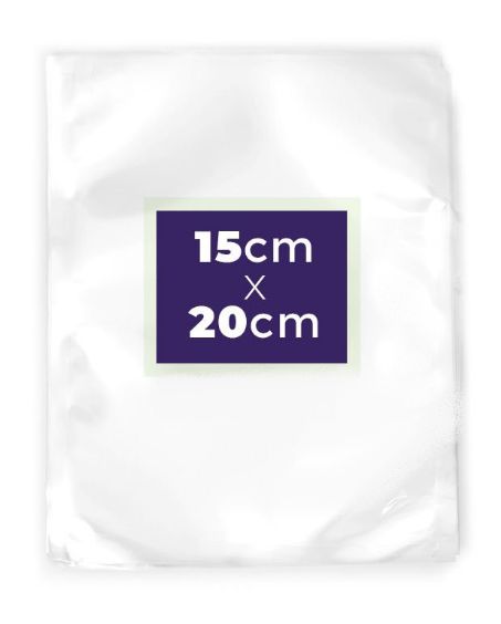 Saco Transparente a Vácuo 15x20cm - Rizzo Embalagens