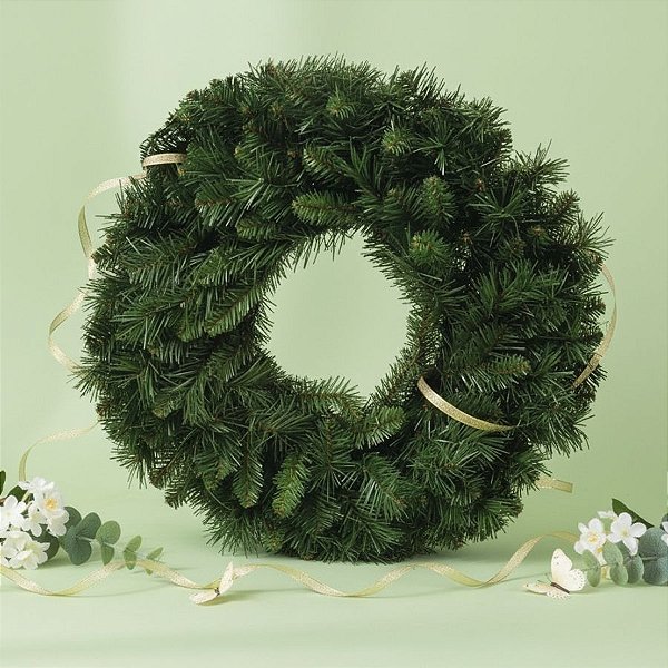 Guirlanda de Natal Verde - 500 hastes 120cm  - 1 unidade - Cromus - Rizzo