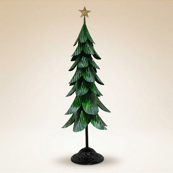Árvore de Natal de Ferro - Verde Nevado  - 22x70x22cm - 1 unidade - Rizzo