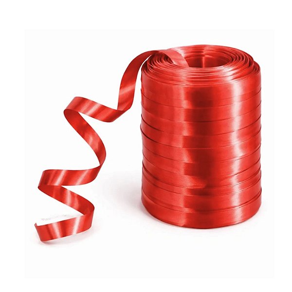 Fitilho Decorativo - Vermelho Claro - 5mmx50m - 1 unidade - Rizzo