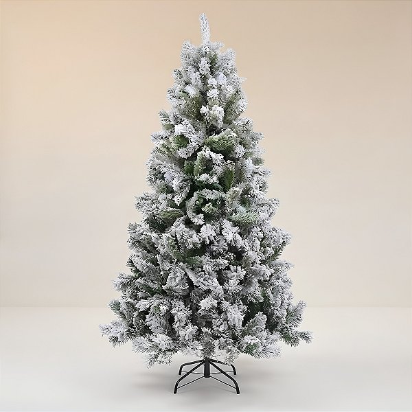 Árvore de Natal Modelo Manjerona Nevada - 1442 Galhos - 2,70m - Ref. RZO354 - 1 unidade - Rizzo