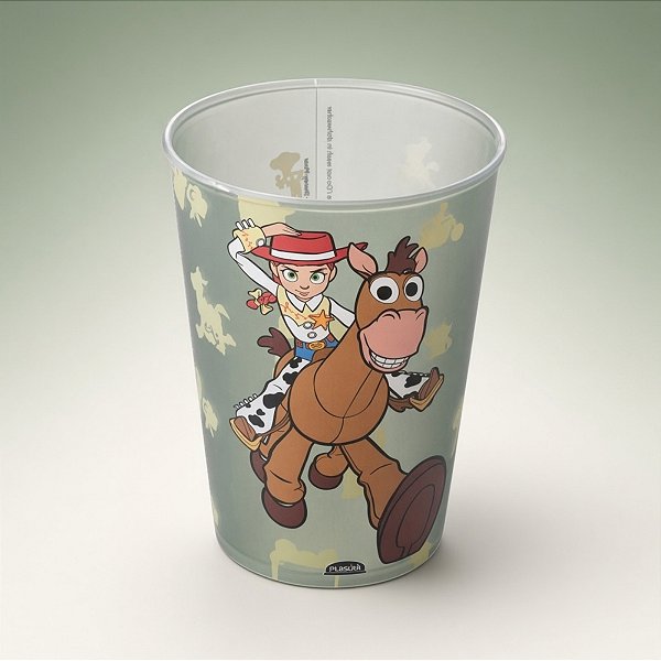 Copo de Plástico Toy Story - Jessie e Bala no Alvo - 320ml - 1 unidade - Disney Original - Rizzo