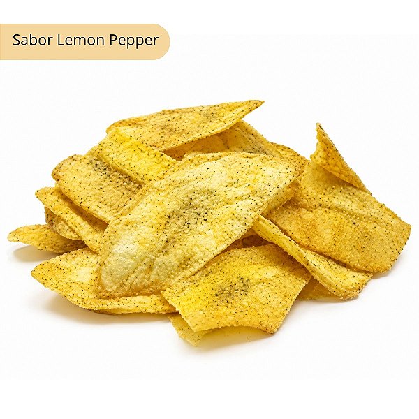 Chips Banana Lemon Pepper 200g - 1 unidade - Rizzo