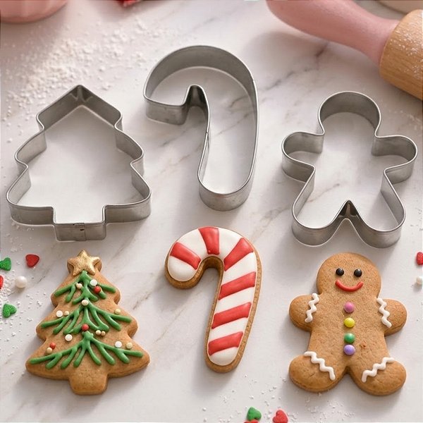 Kit Cortador de Natal M - Ref. 677 - 7x6cm - 1 unidade - RR Cortadores - Rizzo