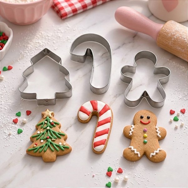 Kit Cortador de Natal P - Ref. 676 - 4,5x4cm - 1 unidade - RR Cortadores - Rizzo