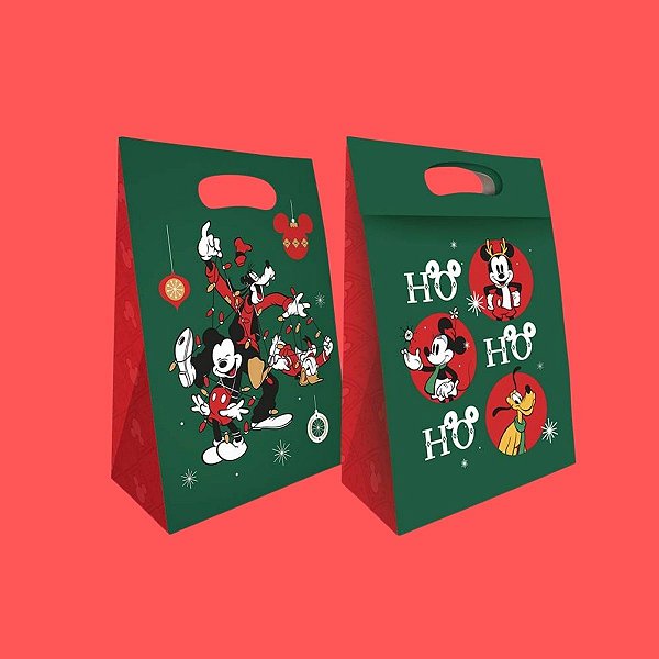 Caixa Surpresa Envelope - Natal Disney - 32x22x9,5cm  - 10 unidades - Disney Original - Rizzo