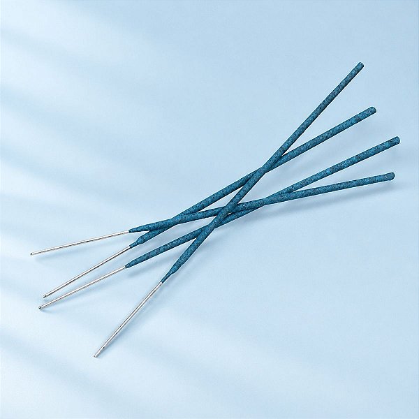 Vela Estrelinha - Azul - 14cm - 4 unidades - Rizzo