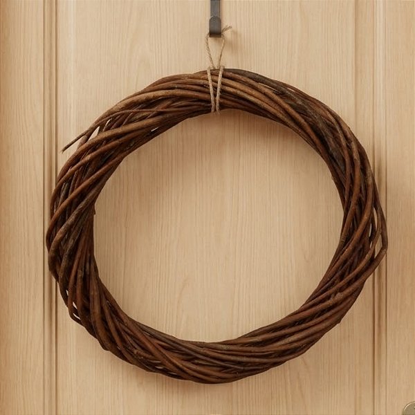 Guirlanda Trançada de Madeira - 30cm - 1 unidade - Cromus - Rizzo