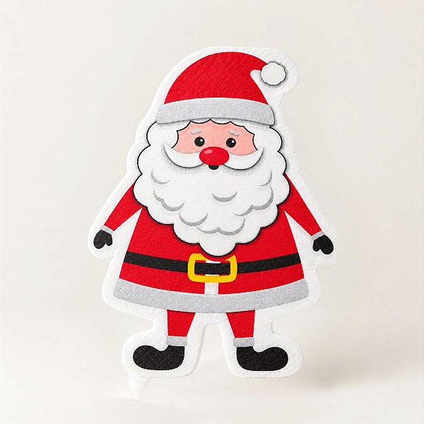 Guardanapo de Papel Natalino - Papai Noel - 33x33cm - 20 unidades - Rizzo