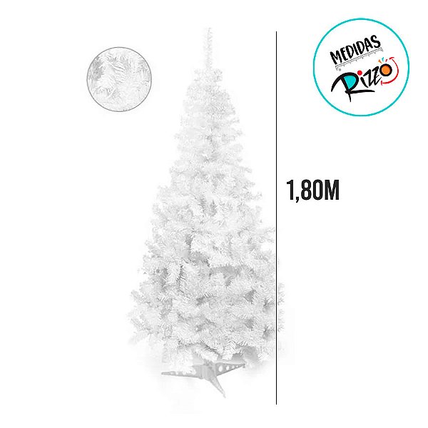 Árvore de Natal Portobelo Branca 1,80m - 01 unidade - Cromus Natal - Rizzo