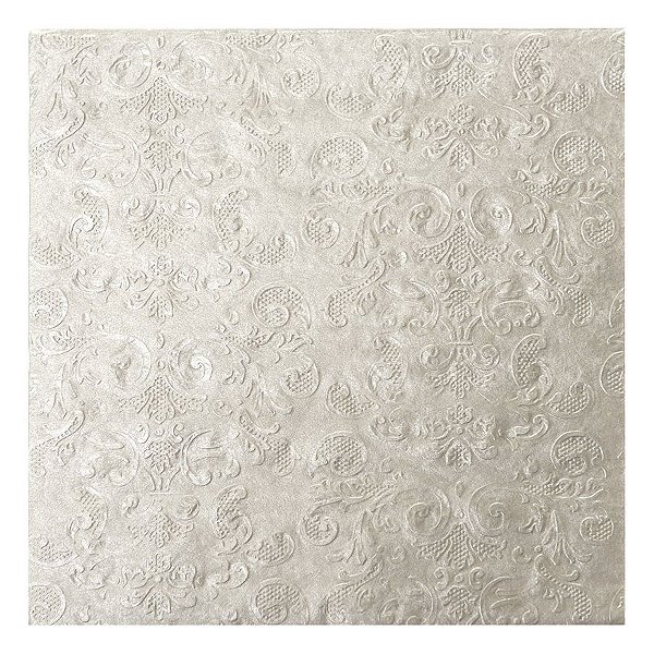 Guardanapo de Papel Arabesco Prata 33cm - 20 folhas - Cromus Natal - Rizzo Embalagens