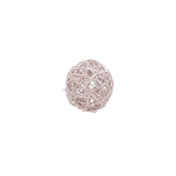 Bola Rattan Nude 7,5cm - 1 Unidade - Cromus - Rizzo