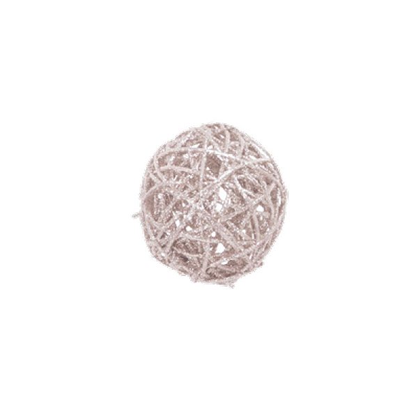 Bola Rattan Nude 10cm - 1 Unidade - Cromus - Rizzo