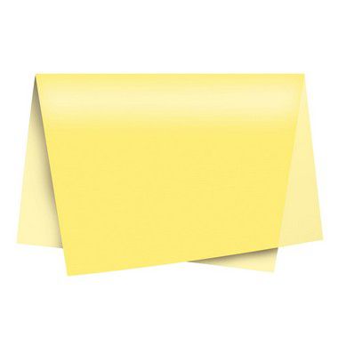 Papel de Seda Amarelo - 50x70cm - Rizzo Embalagens