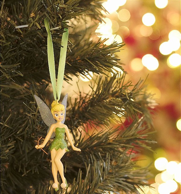 Enfeite para Pendurar Princesa Tinkerbell 10cm - 01 unidade - Natal Disney - Cromus - Rizzo Embalagens