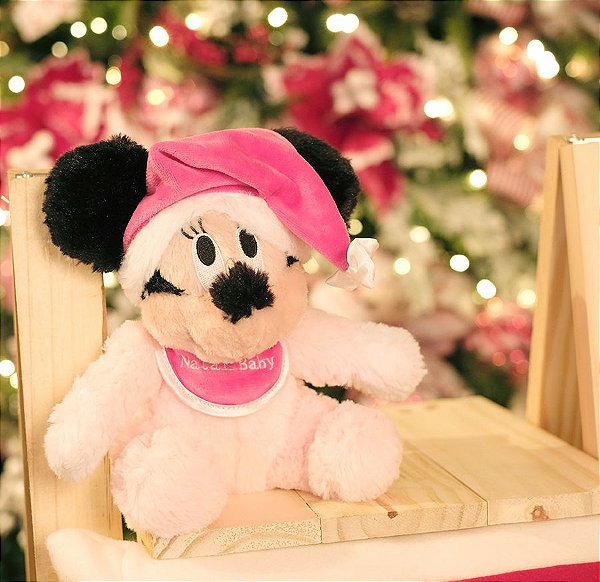 Minnie Baby de Pelúcia 22cm - 02 unidades - Natal Disney - Cromus - Rizzo Embalagens