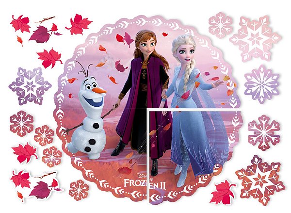 Painel de Montar Decorativo Festa Frozen 2 - Regina - Rizzo Festas