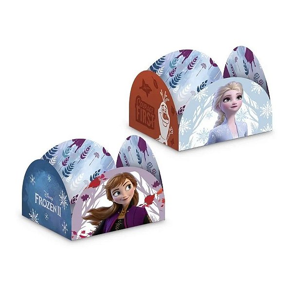 Porta Forminha para Doces Festa Frozen 2 - 50 unidades - Regina - Rizzo Festas