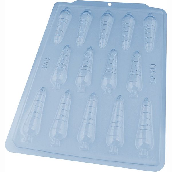 Forma Especial de Acetato Cenouras Semiprofissional Simples - Ref. 3581 - 1 unidade - BWB - Rizzo