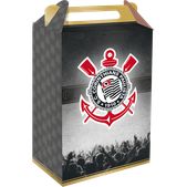 Caixa Surpresa Cubo Festa Corinthians - 8 unidades - Festcolor - Rizzo Embalagens