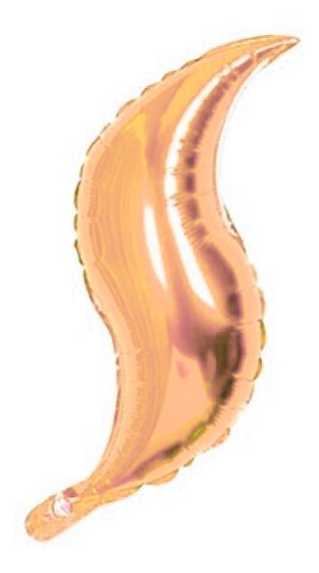 Balão de Festa Metalizado 26" 47cm - Calda de Sereia Rose Gold - 1 unidade - Flexmetal - Rizzo
