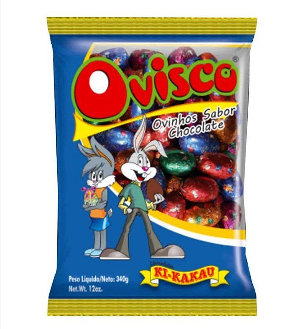 Ovinhos de Chocolate Ovisco 340g 50 unidades - Ki-Kakau Rizzo Embalagens