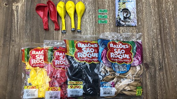 Kit Arco Balão Mickey - 01 unidade - Rizzo Balões