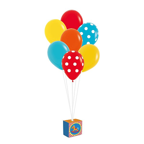 Kit Balões - Festa Fábrica de Brinquedos - 01 unidade - Cromus - Rizzo Festas