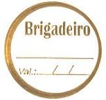 Etiqueta Brigadeiro - 100 unidades - Decorart - Rizzo Embalagens