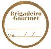 Etiqueta Brigadeiro Gourmet - 100 unidades - Decorart - Rizzo Embalagens