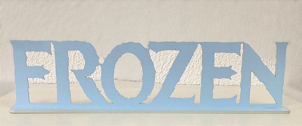 Placa Frozen MDF - R25 - 01 Un - Mara Móveis - Rizzo
